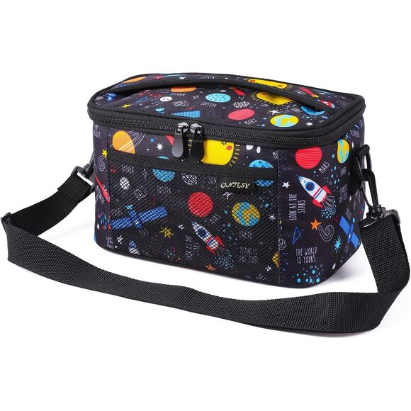 ONTESY Child's Space Exploration Lunch Bag Box - Picture 2 of 3